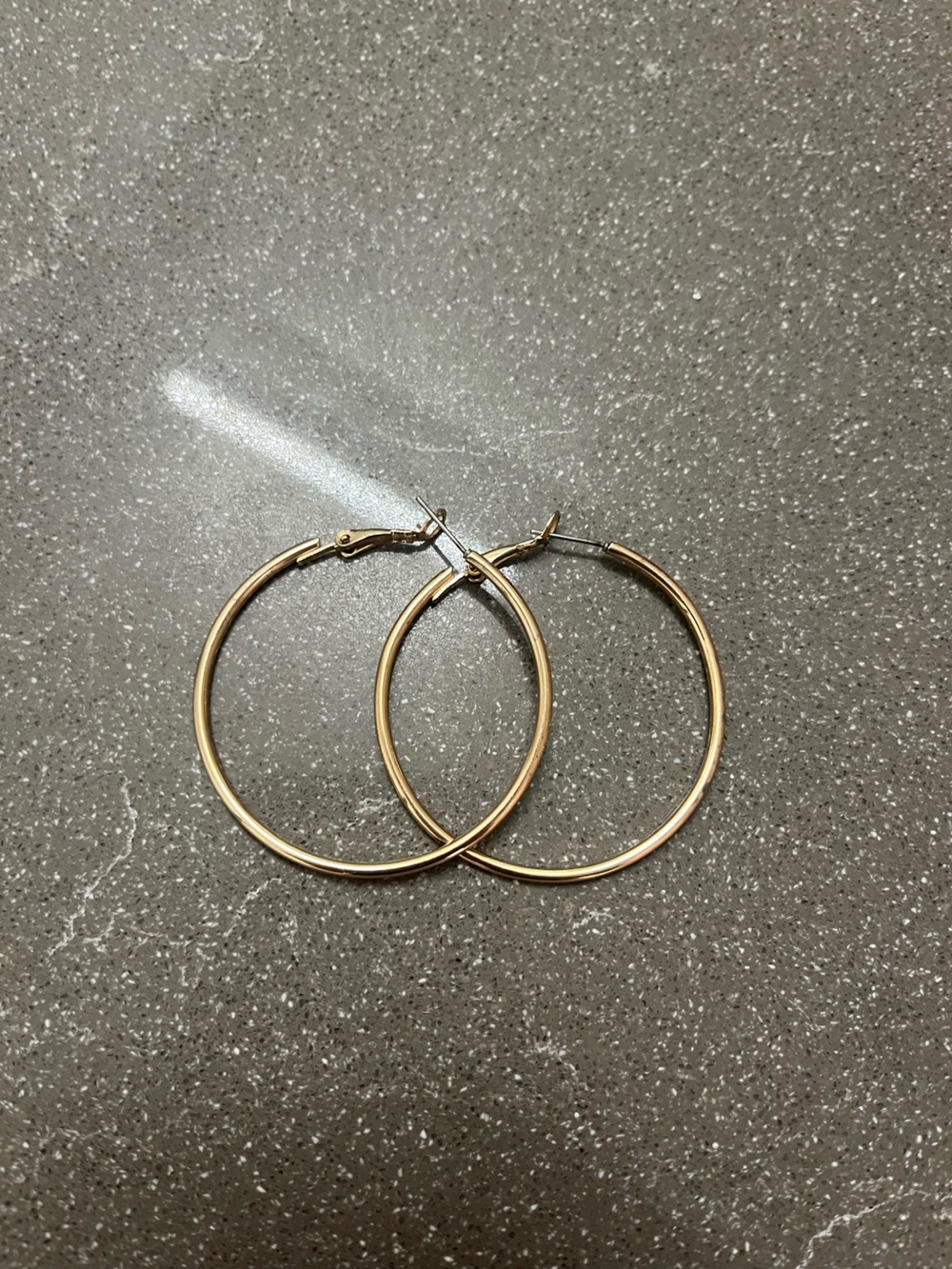 Macy's Shiny Gold Hoop Earrings